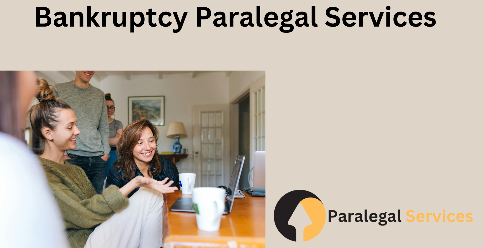 Bankruptcy paralegal organizing financial documents