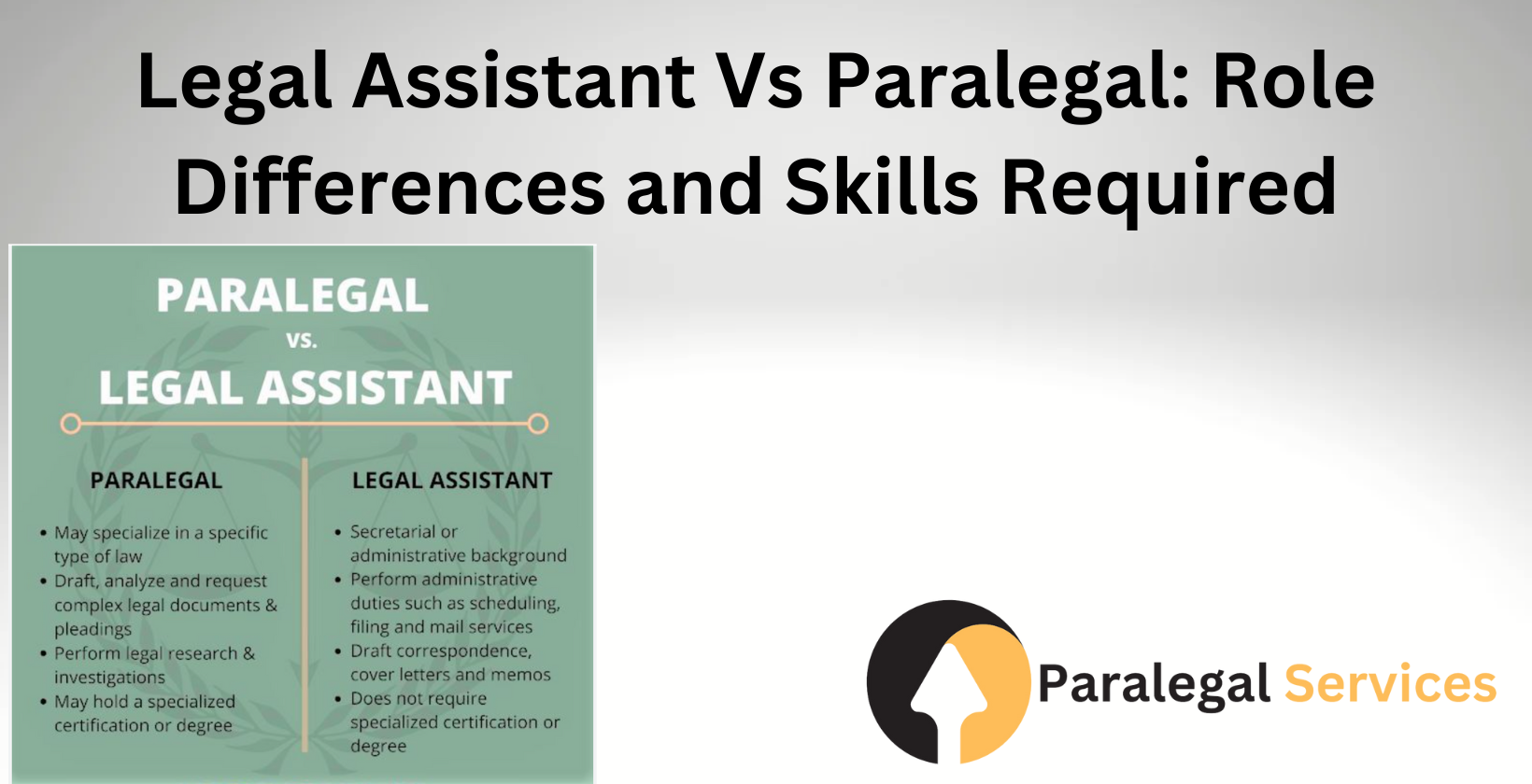 Paralegal and lawyer roles compared: duties, education, and costs